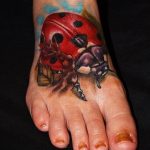 Фото тату про любовь рисунок Божья Коровка 03.02.2020 №034 -ladybug- tatufoto.com
