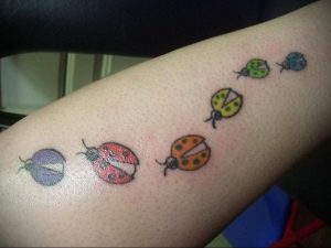 Фото тату про любовь рисунок Божья Коровка 03.02.2020 №239 -ladybug- tatufoto.com