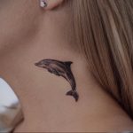 Фото тату про любовь рисунок Дельфин 03.02.2020 №152 -dolphin tattoo- tatufoto.com