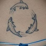 Фото тату про любовь рисунок Дельфин 03.02.2020 №166 -dolphin tattoo- tatufoto.com