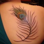 Фото тату про любовь рисунок Перо 03.02.2020 №087 -tattoo feather- tatufoto.com