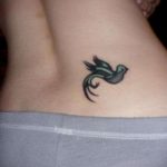 Фото тату про любовь рисунок Птица 03.02.2020 №098 -bird tattoo- tatufoto.com