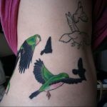 Фото тату про любовь рисунок Птица 03.02.2020 №142 -bird tattoo- tatufoto.com
