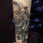 Фото тату про любовь рисунок Птица 03.02.2020 №234 -bird tattoo- tatufoto.com