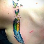 Фото тату про любовь рисунок Птица 03.02.2020 №263 -bird tattoo- tatufoto.com