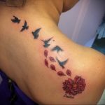 Фото тату про любовь рисунок Птица 03.02.2020 №267 -bird tattoo- tatufoto.com
