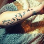 Фото тату про любовь рисунок Птица 03.02.2020 №318 -bird tattoo- tatufoto.com