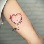 Фото тату про любовь рисунок Сердце 03.02.2020 №080 -heart tattoo- tatufoto.com