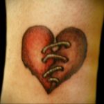 Фото тату про любовь рисунок Сердце 03.02.2020 №141 -heart tattoo- tatufoto.com