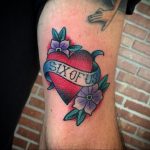 Фото тату про любовь рисунок Сердце 03.02.2020 №192 -heart tattoo- tatufoto.com