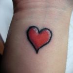Фото тату про любовь рисунок Сердце 03.02.2020 №211 -heart tattoo- tatufoto.com