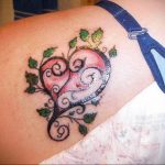 Фото тату про любовь рисунок Сердце 03.02.2020 №305 -heart tattoo- tatufoto.com
