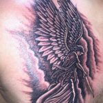 Фото тату про любовь рисунок ангела 03.02.2020 №034 -angel tattoo- tatufoto.com