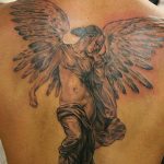 Фото тату про любовь рисунок ангела 03.02.2020 №094 -angel tattoo- tatufoto.com