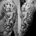 Фото тату про любовь рисунок ангела 03.02.2020 №177 -angel tattoo- tatufoto.com