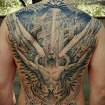 Фото тату про любовь рисунок ангела 03.02.2020 №199 -angel tattoo- tatufoto.com