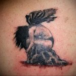 Фото тату про любовь рисунок ангела 03.02.2020 №206 -angel tattoo- tatufoto.com
