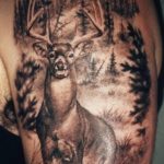 Фото тату с животным на плече 12.03.2020 №066 -animal tattoos- tatufoto.com