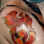 Фото тату с животным на плече 12.03.2020 №094 -animal tattoos- tatufoto.com