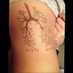 Фото татуировки с легкими человека 23.03.2020 №018 -lung tattoos- tatufoto.com