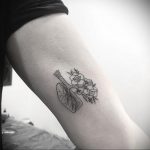 Фото татуировки с легкими человека 23.03.2020 №023 -lung tattoos- tatufoto.com