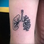 Фото татуировки с легкими человека 23.03.2020 №025 -lung tattoos- tatufoto.com