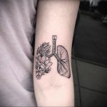 Фото татуировки с легкими человека 23.03.2020 №027 -lung tattoos- tatufoto.com