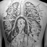 Фото татуировки с легкими человека 23.03.2020 №042 -lung tattoos- tatufoto.com