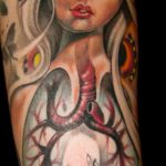 Фото татуировки с легкими человека 23.03.2020 №061 -lung tattoos- tatufoto.com