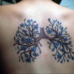Фото татуировки с легкими человека 23.03.2020 №066 -lung tattoos- tatufoto.com