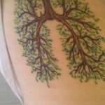 Фото татуировки с легкими человека 23.03.2020 №069 -lung tattoos- tatufoto.com
