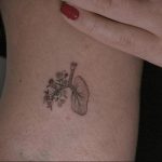 Фото татуировки с легкими человека 23.03.2020 №072 -lung tattoos- tatufoto.com