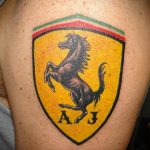 Фото татуировки с логотипом 15.03.2020 №072 -tattoo logo- tatufoto.com