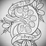 Фото татуировки с почкой человека 26.03.2020 №002 -kidney tattoo- tatufoto.com