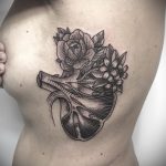 Фото татуировки с почкой человека 26.03.2020 №006 -kidney tattoo- tatufoto.com