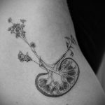 Фото татуировки с почкой человека 26.03.2020 №011 -kidney tattoo- tatufoto.com