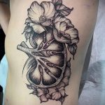 Фото татуировки с почкой человека 26.03.2020 №016 -kidney tattoo- tatufoto.com