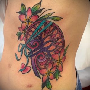 Фото татуировки с почкой человека 26.03.2020 №024 -kidney tattoo- tatufoto.com