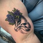 Фото татуировки с почкой человека 26.03.2020 №032 -kidney tattoo- tatufoto.com