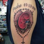 Фото татуировки с почкой человека 26.03.2020 №034 -kidney tattoo- tatufoto.com