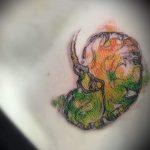 Фото татуировки с почкой человека 26.03.2020 №041 -kidney tattoo- tatufoto.com