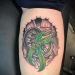 Фото татуировки с почкой человека 26.03.2020 №048 -kidney tattoo- tatufoto.com