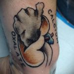 Фото татуировки с почкой человека 26.03.2020 №055 -kidney tattoo- tatufoto.com