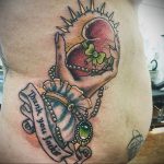Фото татуировки с почкой человека 26.03.2020 №058 -kidney tattoo- tatufoto.com