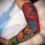 Фото татуировки с почкой человека 26.03.2020 №080 -kidney tattoo- tatufoto.com