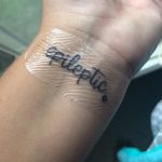 Фото татуировок для больных эпилепсией 25.03.2020 №060 -epilepsy tattoo- tatufoto.com