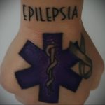 Фото татуировок для больных эпилепсией 25.03.2020 №067 -epilepsy tattoo- tatufoto.com