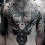 Фото черно-белой тату с животным 12.03.2020 №024 -animal tattoos- tatufoto.com