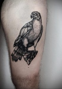 Фото черно-белой тату с животным 12.03.2020 №051 -animal tattoos- tatufoto.com