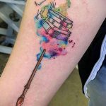 Тату книги к дню детской книги 02.04.2020 №033 -book day tattoo- tatufoto.com
